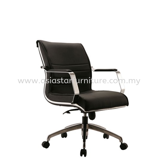 EMAXIM LOW BACK DIRECTOR CHAIR | LEATHER OFFICE CHAIR MONT KIARA KL