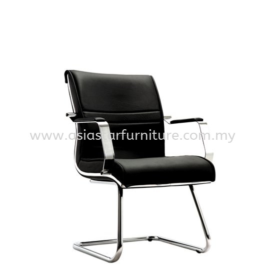 EMAXIM VISITOR DIRECTOR CHAIR | LEATHER OFFICE CHAIR SOLARIS DUTAMAS KL