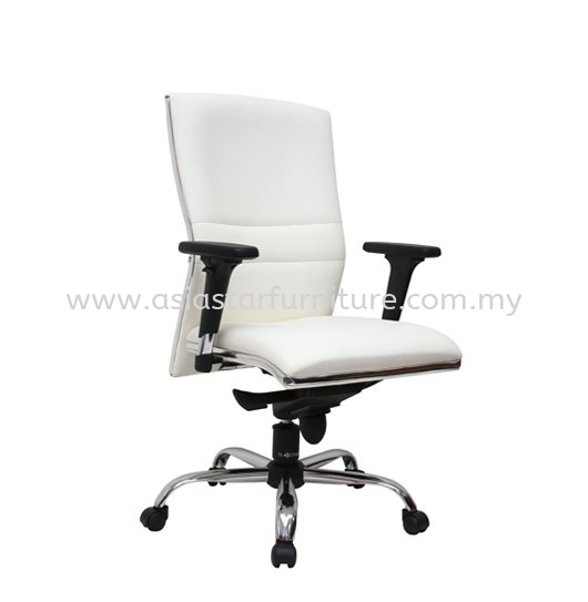 ZOLO MEDIUM BACK DIRECTOR CHAIR | LEATHER OFFICE CHAIR KEPALA BATAS P.PINANG