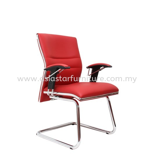 ZOLO VISITOR DIRECTOR CHAIR | LEATHER OFFICE CHAIR GAMBANG PAHANG