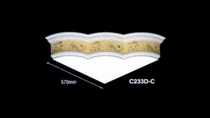 Colorful Cornice Corner : C233D-C