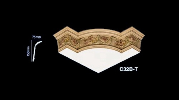 Colorful Cornice Corner : C32B-T