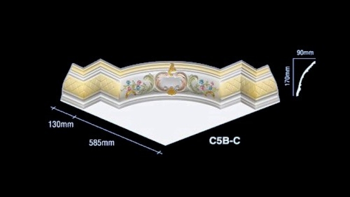 Colorful Cornice Corner : C5B-C