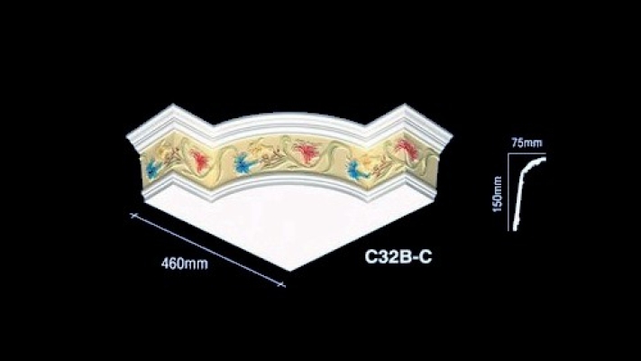 Colorful Cornice Corner : C32B-C