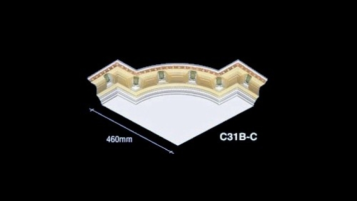 Colorful Cornice Corner : C31B-C