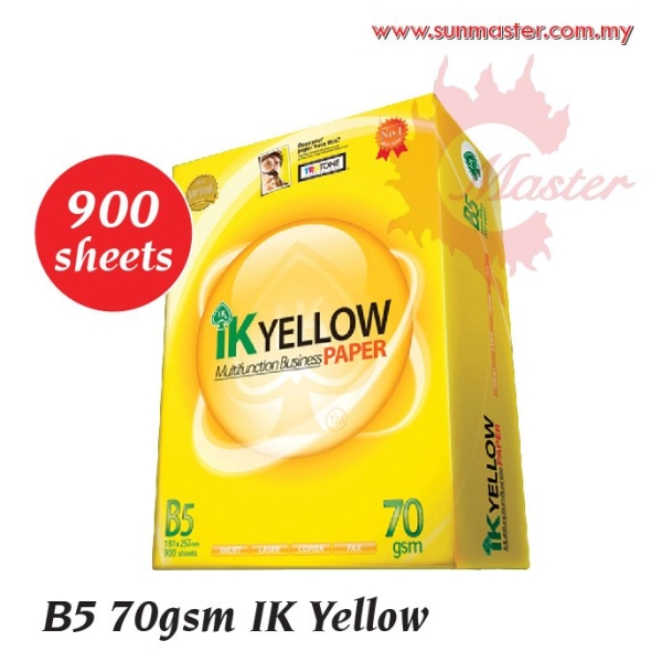 B5 70gsm IK Yellow