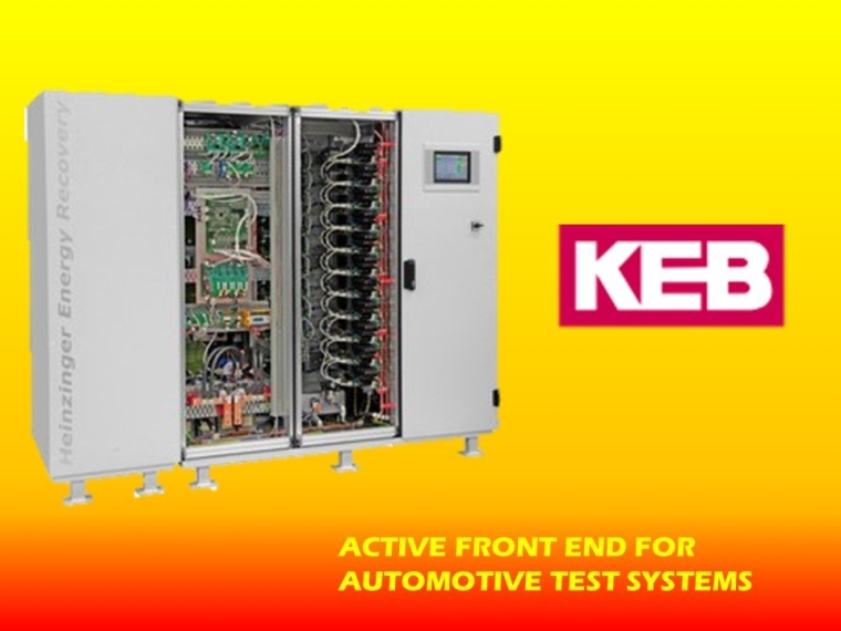 KEB active front end systems are Heinzingers first choice network connection solution