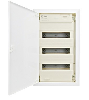 Flush-mount. Enclosure KVM 3-r. 36/42MW-brick wall flat 