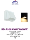 BD A9689-WH-5W Outdoor Wall Light Outdoor Light