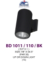 BD 1011-110-BK Outdoor Wall Light Outdoor Light