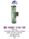 BD 1030-110-SV Outdoor Wall Light Outdoor Light