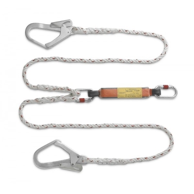 Twin Polyamide Lanyard With Energy Absorber