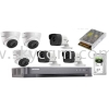 5 Mega Pixel Value Package Hik-Vision Wired CCTV CCTV System