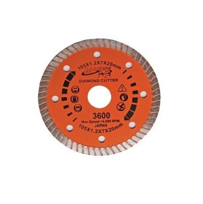 MANN'S 4" X 3600# (1.2mm) Super Turbo Diamond Cutting Wheel - 00702G