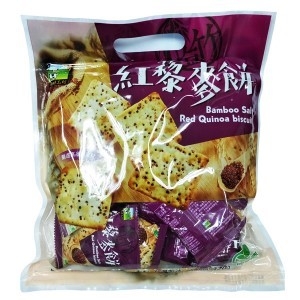 JH-RED QUINOA CRACKER*BAMBOO SALT-300G**޼