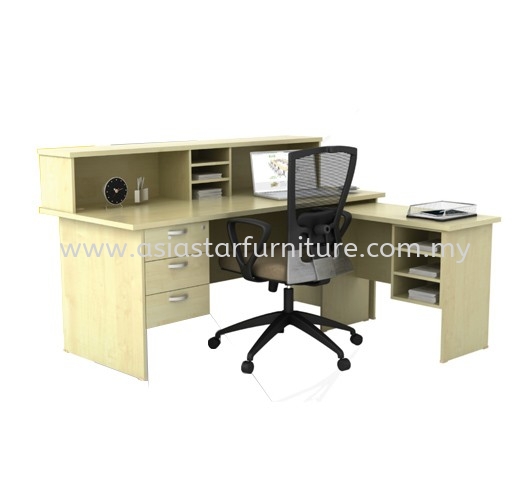 EXTON RECEPTION COUNTER OFFICE TABLE - Reception Counter Office Table Shamelin | Reception Counter Office Table Pandan Indah | Reception Counter Office Table Pandan Perdana | Reception Counter Office Table Taman Muda