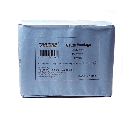 SUGAMA WOW GAUZE BANDAGE 4X4 YARD