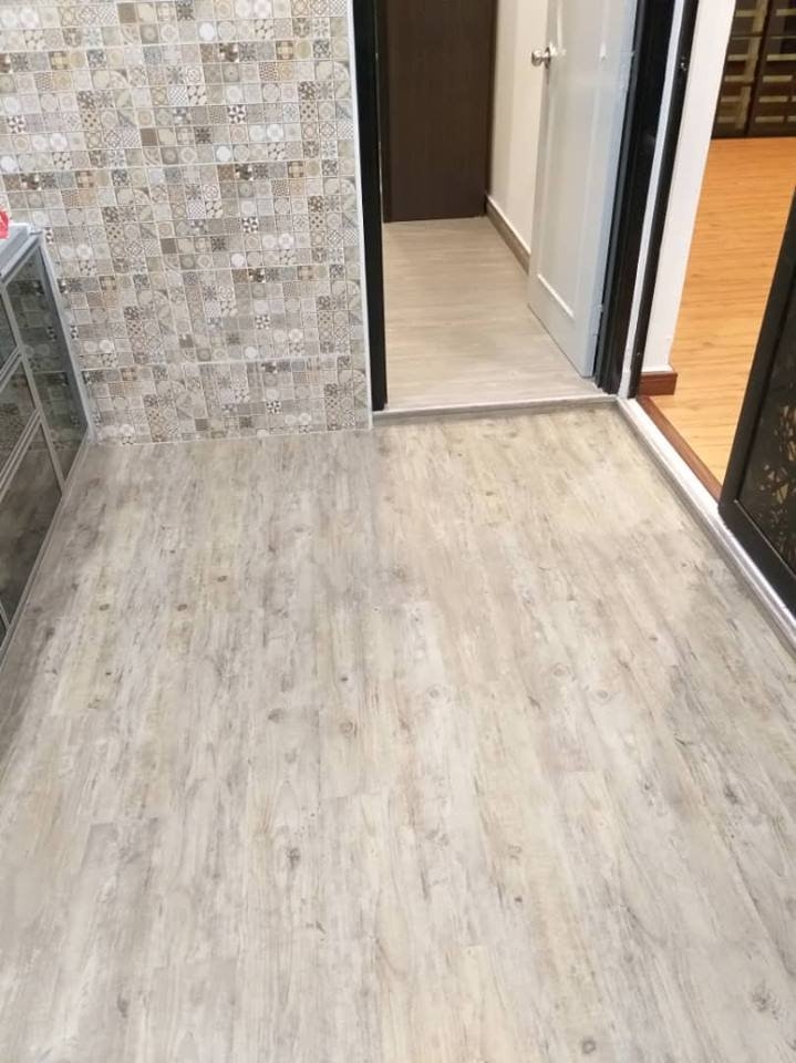 4mm SPC Vinyl Click - White Grey Rustic ( SPC4-0113 )