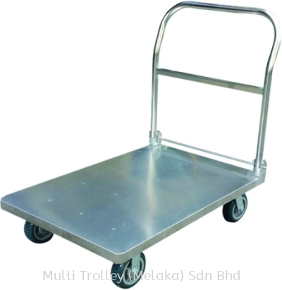 300kg Foldable 304 Stainless Steel Trolley / ESD Trolley