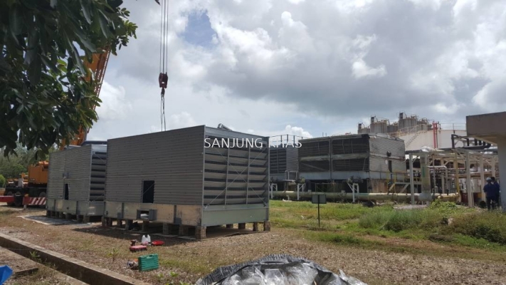 Installation of Cooling Tower