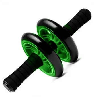 ABS Wheel Roller AB Roller Exercise Fitness with Free Knee Pad (Green)