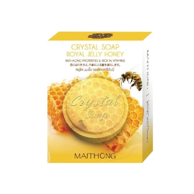 Thai Maithong Crystal Soap (Royal Jelly Honey)