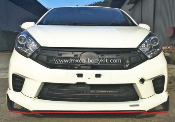 PERODUA AXIA 2017 FACELIFT D68 BODYKIT WITH SPOILER 