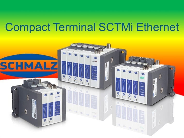 Scmalz Compact Terminal SCTMi Ethernet Communicates at Field Level