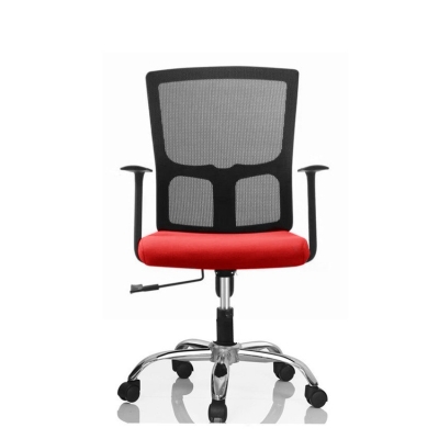 Stylish POSH High Mesh Back Office Chair (Red)