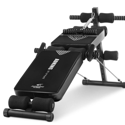 Multifunctional Indoor Fitness Sit Up Bench (Black)