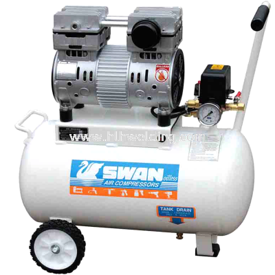 Swan Oil Less Air Compressor 1HP 7Bar 137L/ min 26kg DRS-210-22