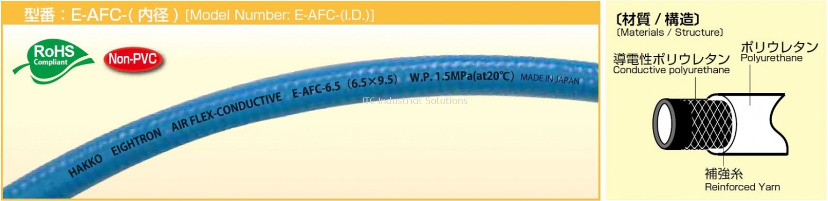 E-AFC Air Flex-Conductive Hose