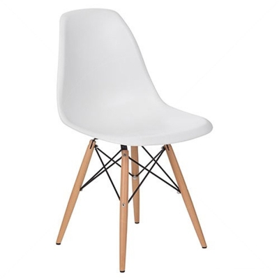 Designer Chair Eames Curvy Chair (Black)