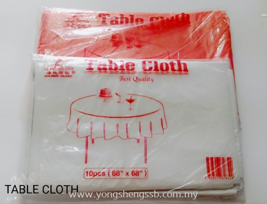 TABLE CLOTH 68" x 68" (10PCS/20PKT/CTN)