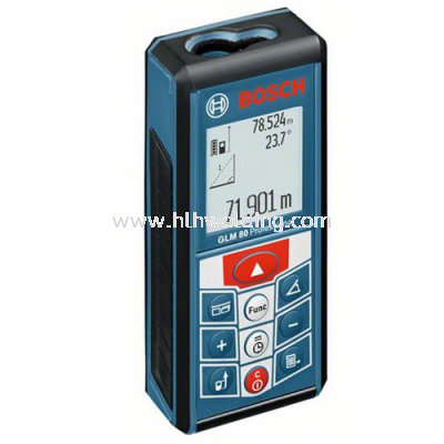 Bosch Laser Rangefinder With Inclinometer Function 80M GLM80