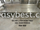 USED : 901-494 : 1 TIER WORKTABLE Used-Kitchen Equipments