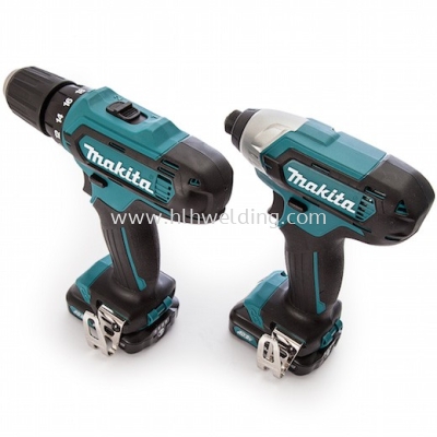 Makita Cordless Drill & Impact Driver 12V DF331D + TD110D CLX201