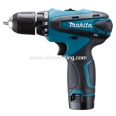 Makita Cordless Driver Drill 10mm(3/8"), 10.8V, 1.0kg DF330DWE