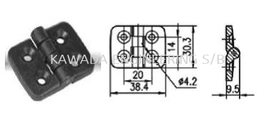 HINGE FOR PROFILE 20 X 20