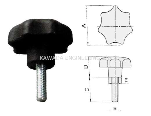 Hand Knob - 6050 Series 