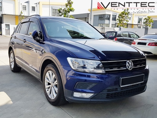 VOLKSWAGEN TIGUAN 17Y-ABOVE (5 SEATER - SWB) = VENTTEC DOOR VISOR