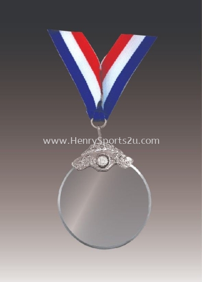 CRT0002FW Crystal Medal