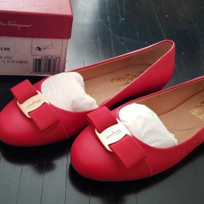 Brand New Salvatore Ferragamo Varina 1cm Flat Shoes