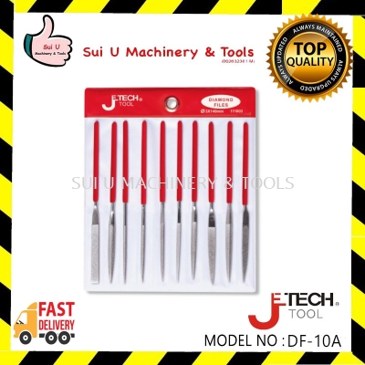 Jetech DF-10A Insulated Handle Diamond Mini File Set