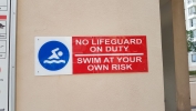 Swimming pool sign Arcylic Signage Signages