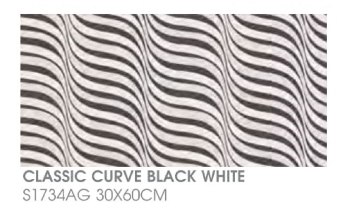 Classic Curve Black White S1734AG