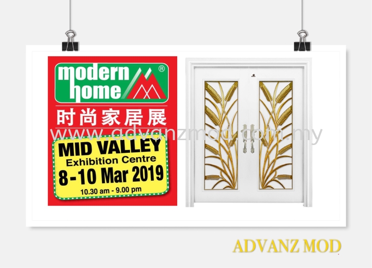 8-10 March 2019 Exhibition At Mid Valley. Booth No: 3079 & 3080 ( Modern Home )
