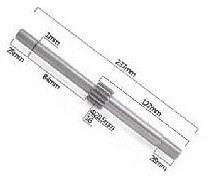 B166 - Quill Pinion Shaft