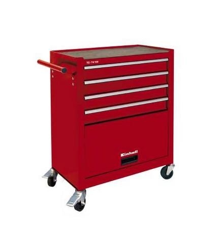 EINHELL TOOLS TROLLEY  AND WAGON C/W DRAWERS 4X70MM, 1X240MM (SZ:616X658X330MM) LOAD:75KG, TROLLEY WEIGHT: 18.7KG. TW100