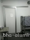  SINGLE HANGING SLIDING DOOR Pintu Aluminium